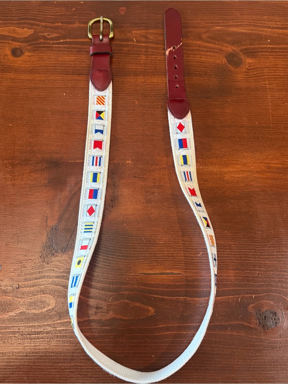 VTG Men’s Nautical Sailing Belt 38